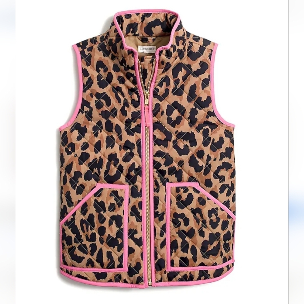 SALE! Crewcuts Leopard Quilted Vest